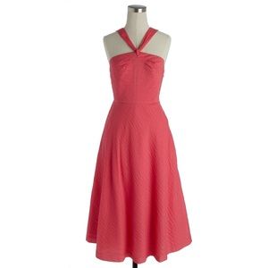 👗J.Crew Black Cotton Aubrey Halter Dress👗